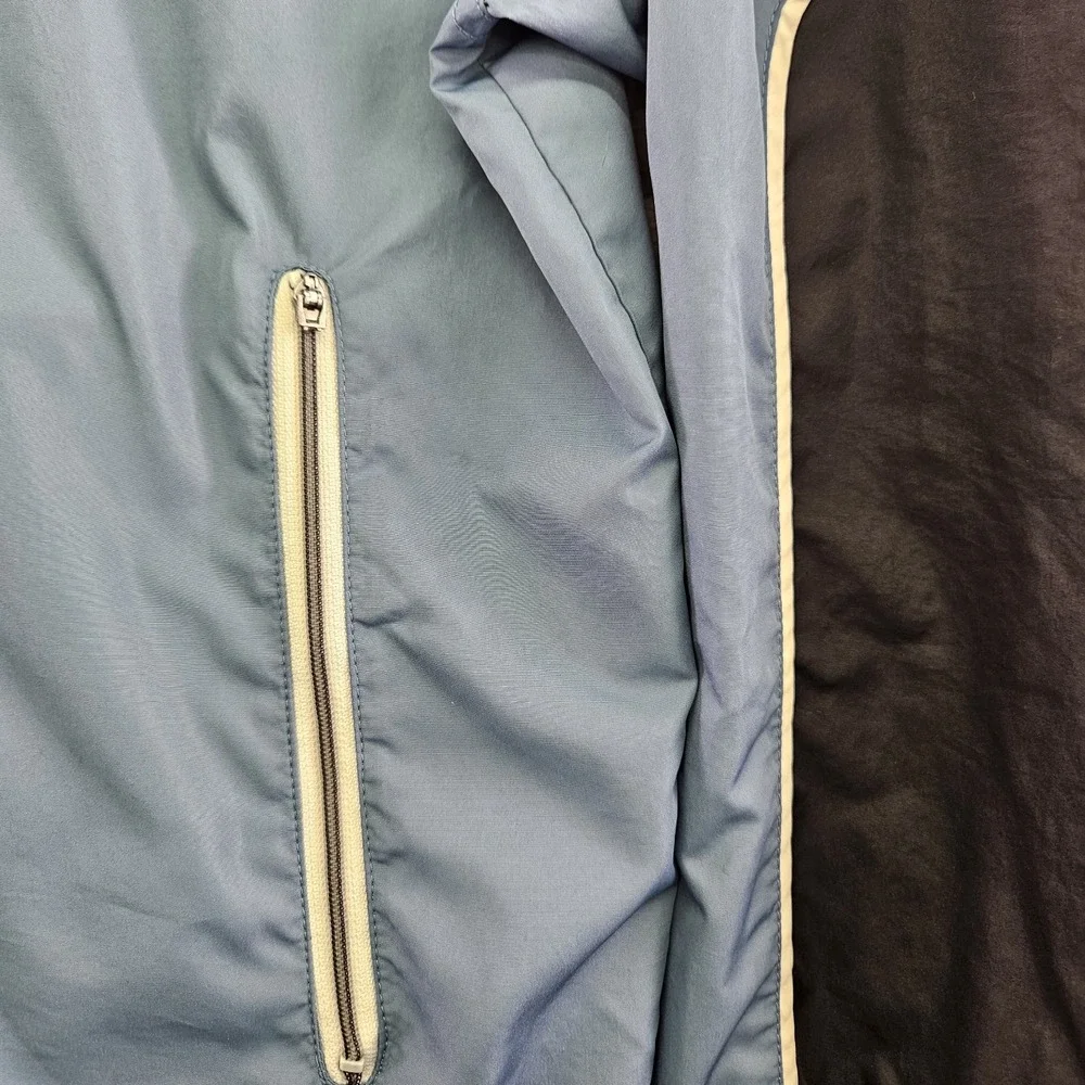 Cutter & Buck Windbreaker Mens M Blue Pebble Beach Golf Links Pullover Jacket